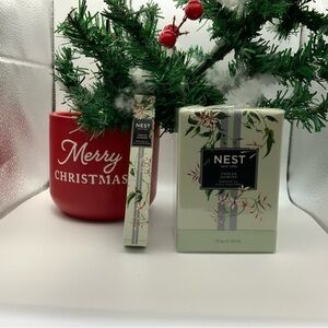 Nest Indian Jasmine Perfume Oil and Roller ball Valentines gift set